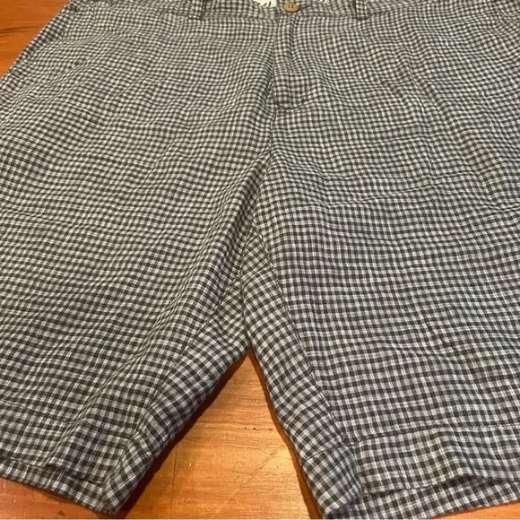 Tommy Bahama Checkered Paradise Nation Linen Silk Beach Chino Shorts 40 Men’s - Picture 2 of 13